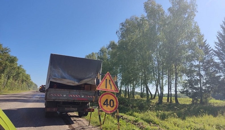 На дороге от Калуги до Ферзиково ограничили движение