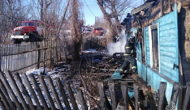 В Сухиничском районе несколько человек пострадали в пожаре