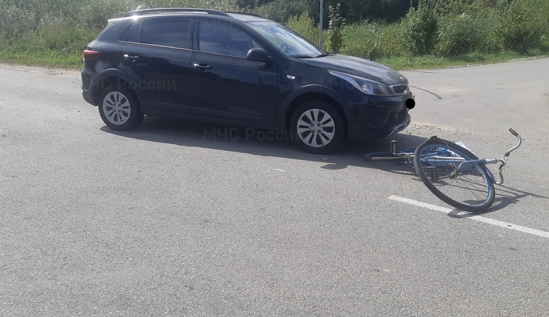 В Калужской области «Киа Рио» сбила велосипедиста