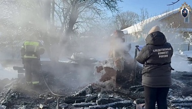 Следком расследует гибель мужчины при пожаре в Тарусском округе