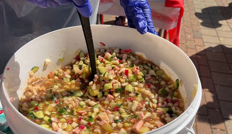 В Калуге состоялся фестиваль окрошки