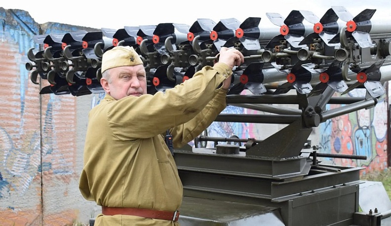 В Тарусе воссоздали битвы Великой Отечественной войны