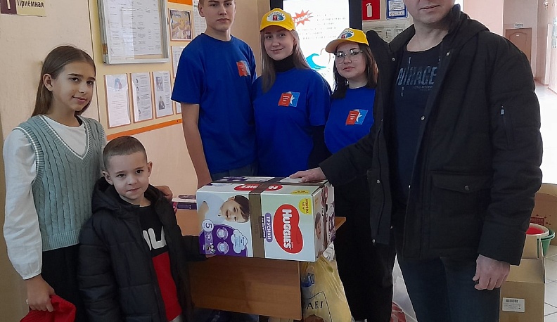 Людиновские школьники поддержали беженцев и солдат Российской армии