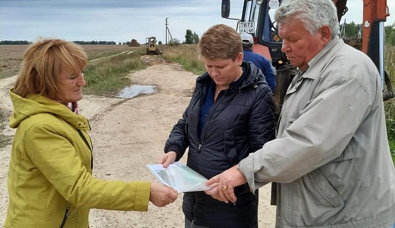 В Ферзиковском районе построят альтернативную дорогу к трем деревням