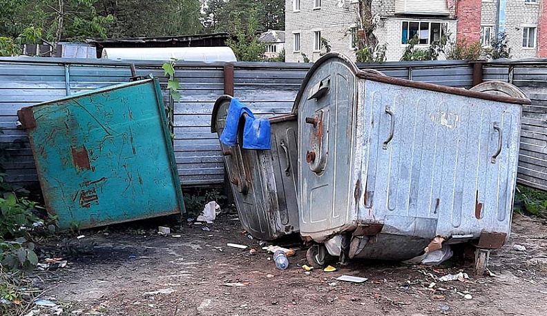 Депутат Геннадий Скляр потребовал навести порядок с мусорными баками в Людинове