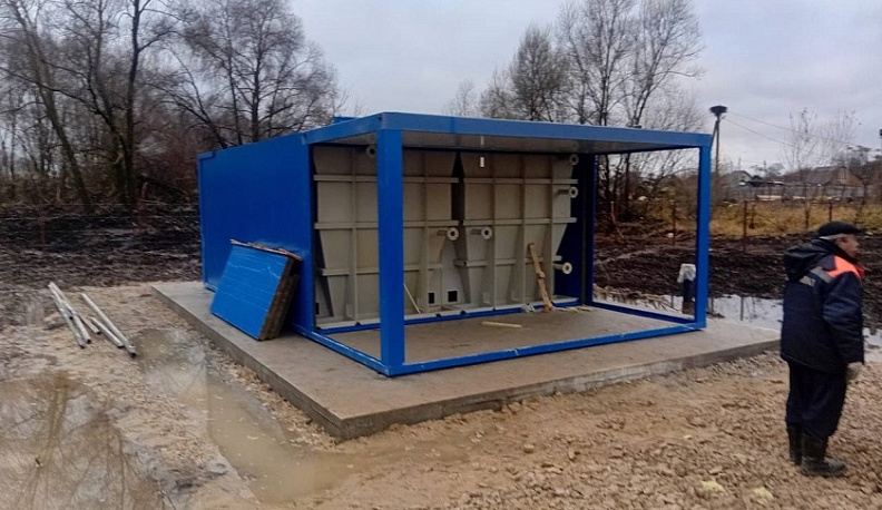 Новые блочно-модульные очистные сооружения начали устанавливать в Калужской области