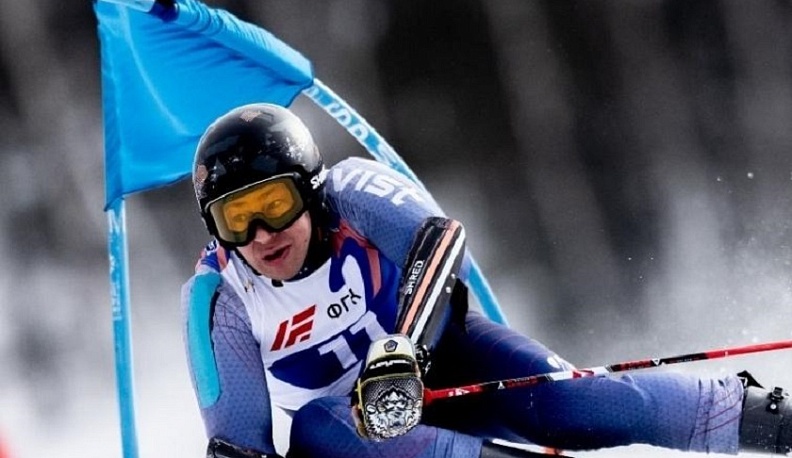 Дважды вторым стал калужский горнолыжник на этапах Кубка России