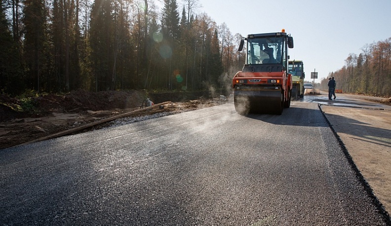 В деревне Слобода в Калужской области отремонтировали дорогу