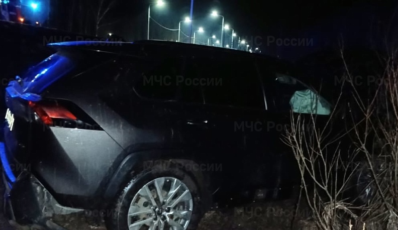 В ночном ДТП с «Тойотой» пострадал человек