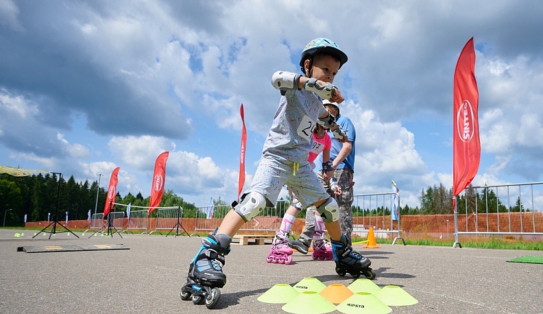 В Обнинске прошел детский роллер-кросс