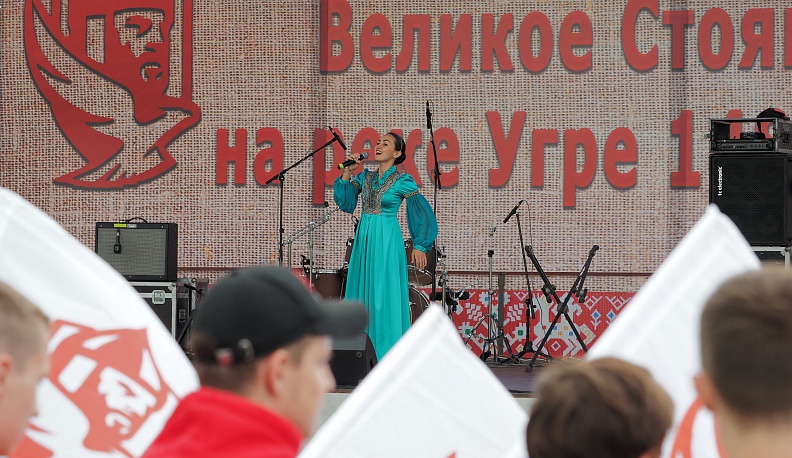 В Калужской области проходит фестиваль "Великое Стояние на Угре 1480 года»