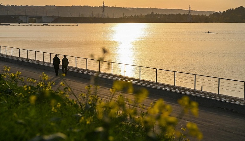 На набережной Яченского водохранилища в Калуге появится разметка для велосипедистов