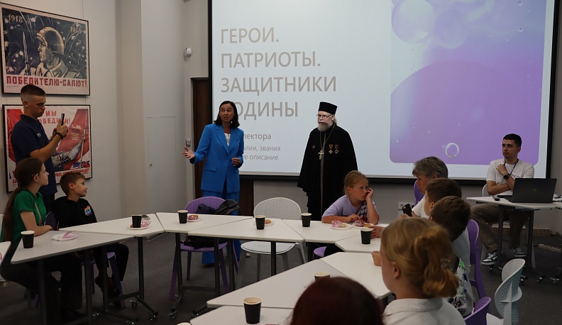 В Жукове прошла встреча с участником СВО иереем Александром Сорокиным