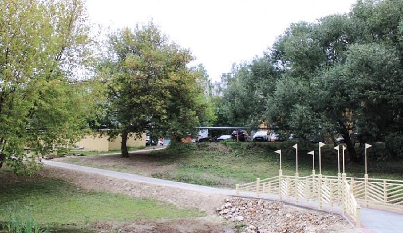 Территорию пруда в Калуге снова придется переделать