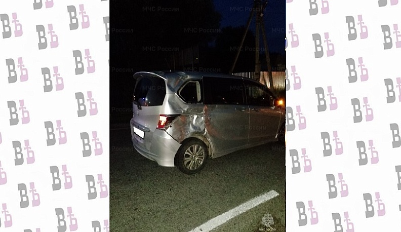 В Жуковском районе мотоциклист врезался в автомобиль