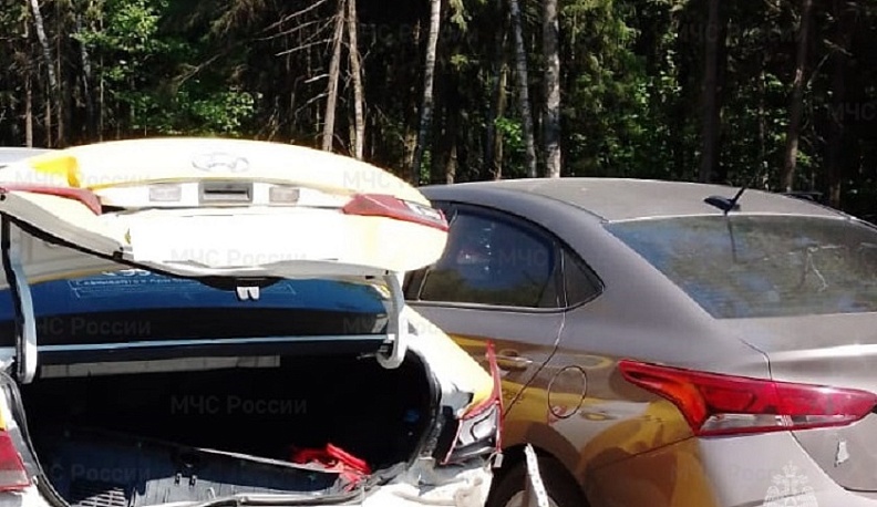 Несколько человек пострадали при столкновении четырёх автомобилей на трассе М-3 «Украина»