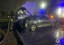 В Балабанове сгорела иномарка
