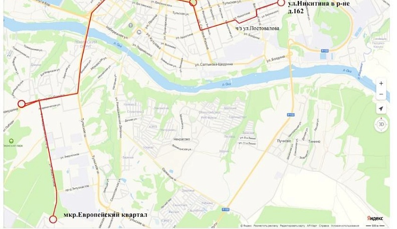 В Калуге маршрут №83 перенаправят в Европейский квартал