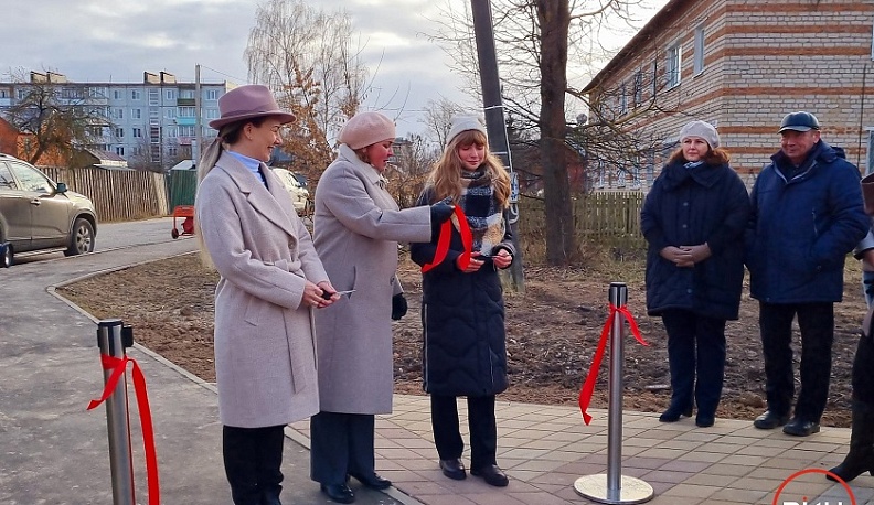 В Боровске официально открыли новый сквер