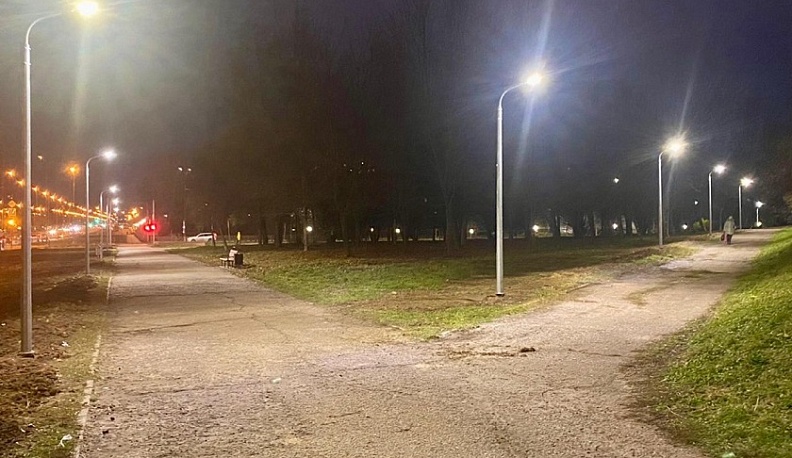 На одной из улиц Обнинска установили новое освещение