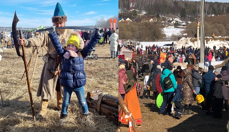 В Боровске проходит самая масштабная Масленица в Калужской области
