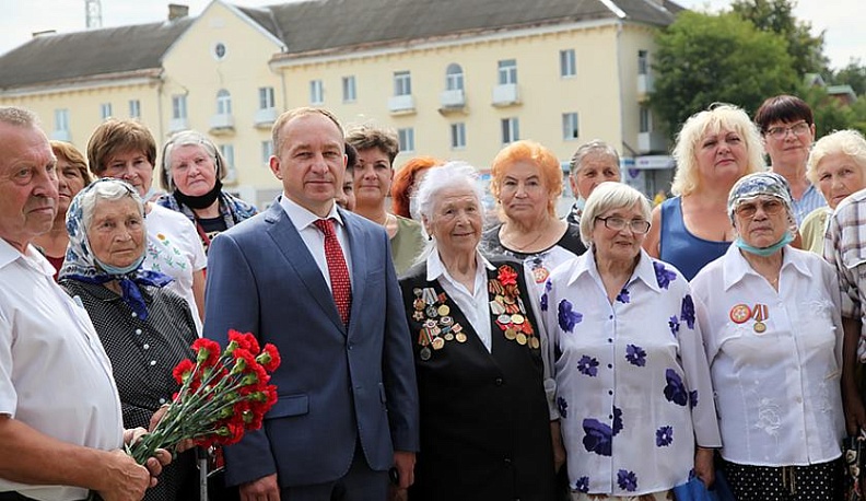 Людиново посетили члены общественной организации «Дети войны» из Малоярославца