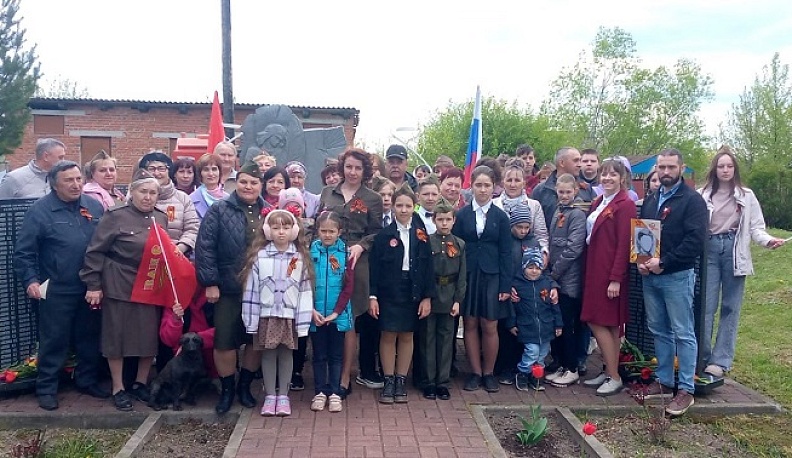 Жители деревни Зудна Ферзиковского района отметили День Победы