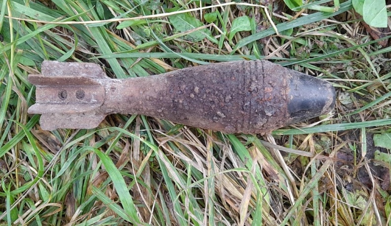 На территории завода в Калужской области  нашли минометную мину