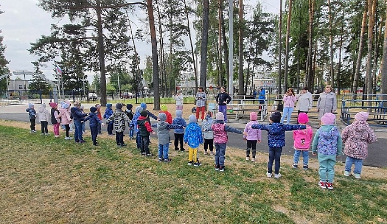 В Жуковском районе прошел день бега для малышей