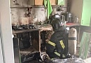 В Людинове пожарные ликвидировали возгорание