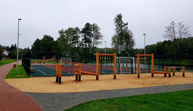 В Жукове благоустроили городской пруд