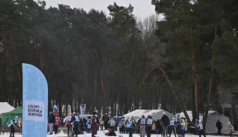 В Калуге прошли массовые старты «Лыжня России - 2022» 