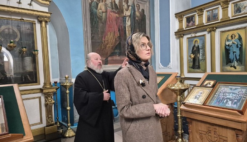 Депутат Государственной Думы Мария Бутина посетила один из храмов Перемышля