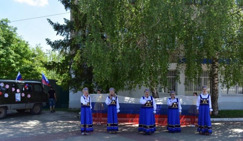 В районном центре Бабынинского района прошли мероприятия, посвященные Дню России