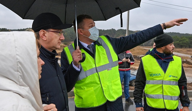 Владислав Шапша осмотрел стройплощадки Калуги