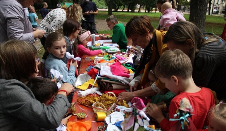 В Калуге в парке культуры и отдыха в выходные работали интерактивные площадки для детей 