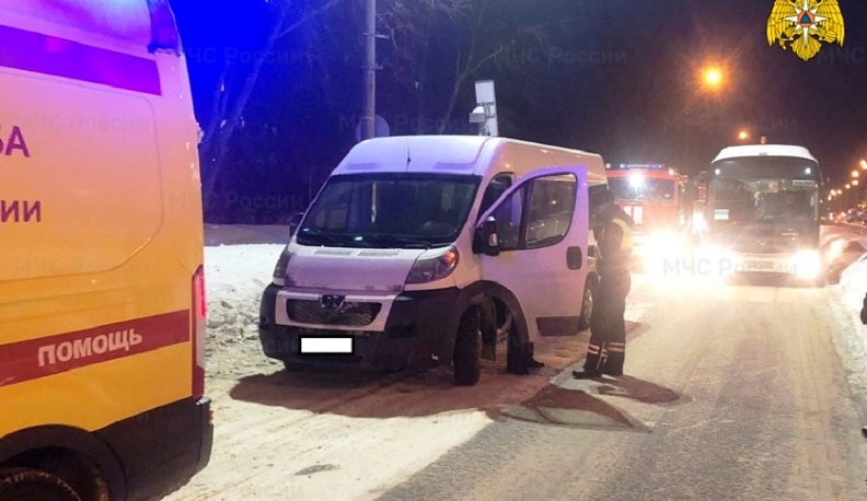 В Обнинске микроавтобус наехал на пешехода