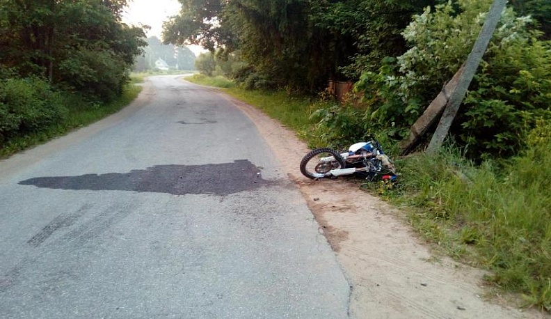 17-летний мотоциклист погиб под Юхновом