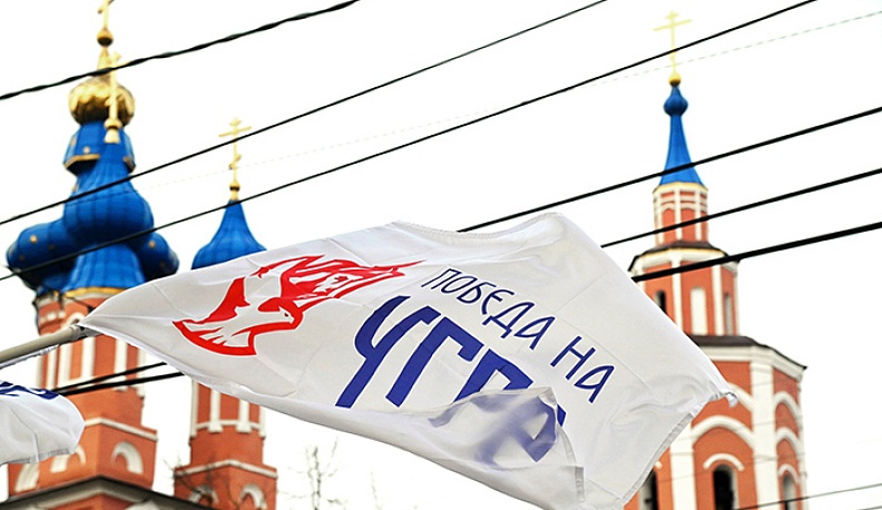 Калугу украсили в честь годовщины Великого стояния на Угре