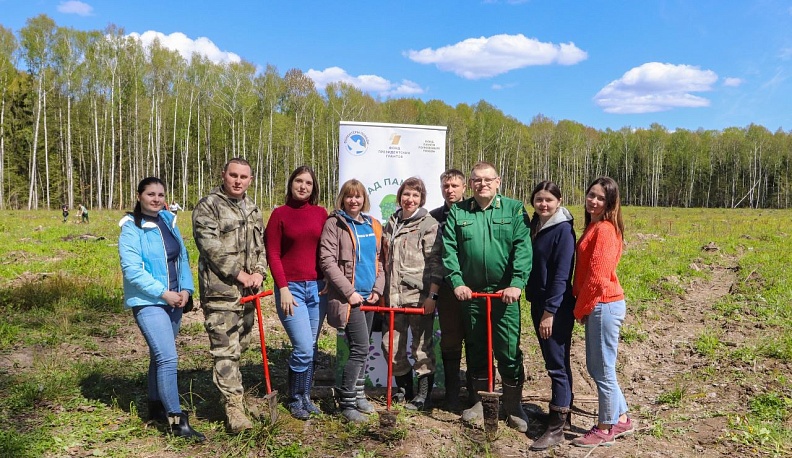 В Калужской области «Сад Памяти» стал больше на 167 тысяч деревьев