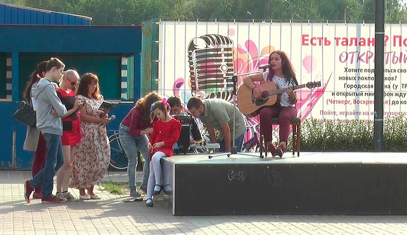 В Обнинске появились три площадки для уличных выступлений музыкантов