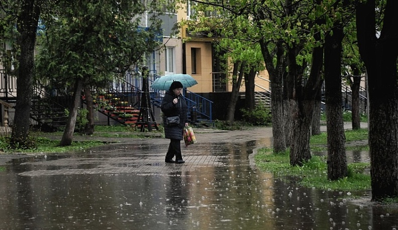 В Калужской области ожидается ливень с грозой