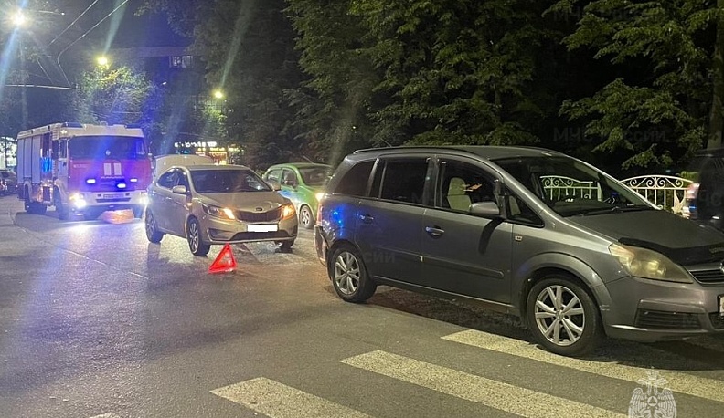 В центре Калуги за вечер произошли две аварии