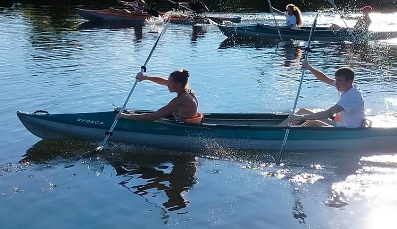 В Жуковском районе прошли состязания на байдарках