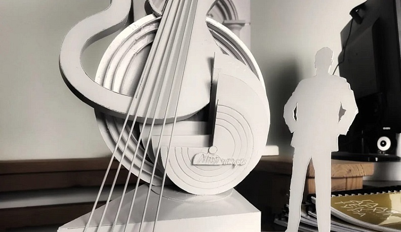 В Калуге установят гитару из нержавеющей стали высотой более трех метров