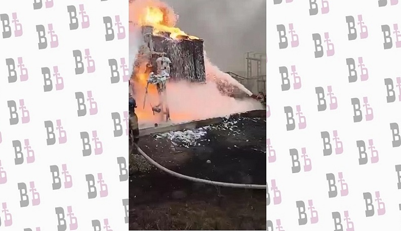 В пригороде Калуги потушили возгорание на электроподстанции