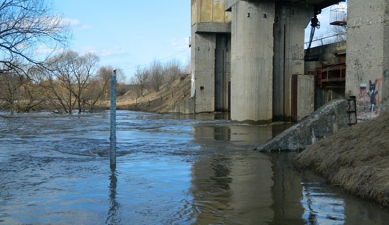 Половодье в Калужской области отступает