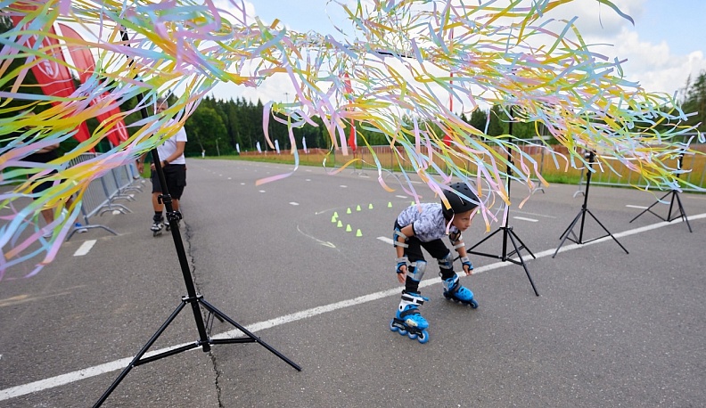 В Обнинске прошел детский роллер-кросс