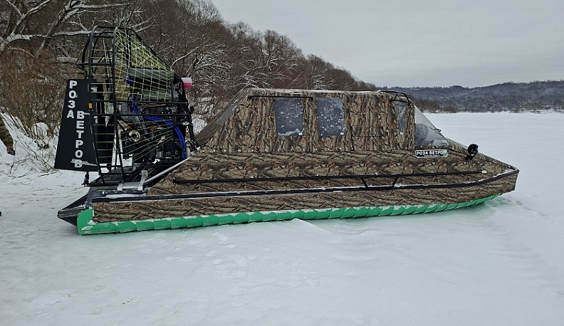 В Ферзиковском округе организуют перевозку людей по реке на аэролодке