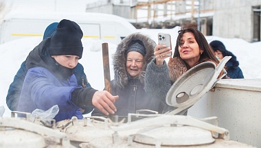 «БлиНовая Масленица» согрела жителей нескольких микрорайонов Калуги
